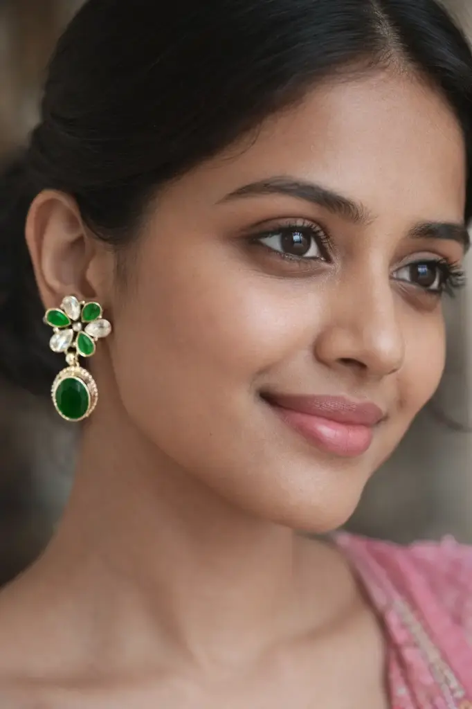 Floral Drop Earrings  SK02