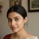 White Chandelier Earrings SK05