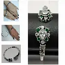 Emerrelled/cubic ziconia bracelet kada single SD07